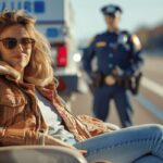 Femme transportée dans une remorque sur l'autoroute : la police réagit avec ironie