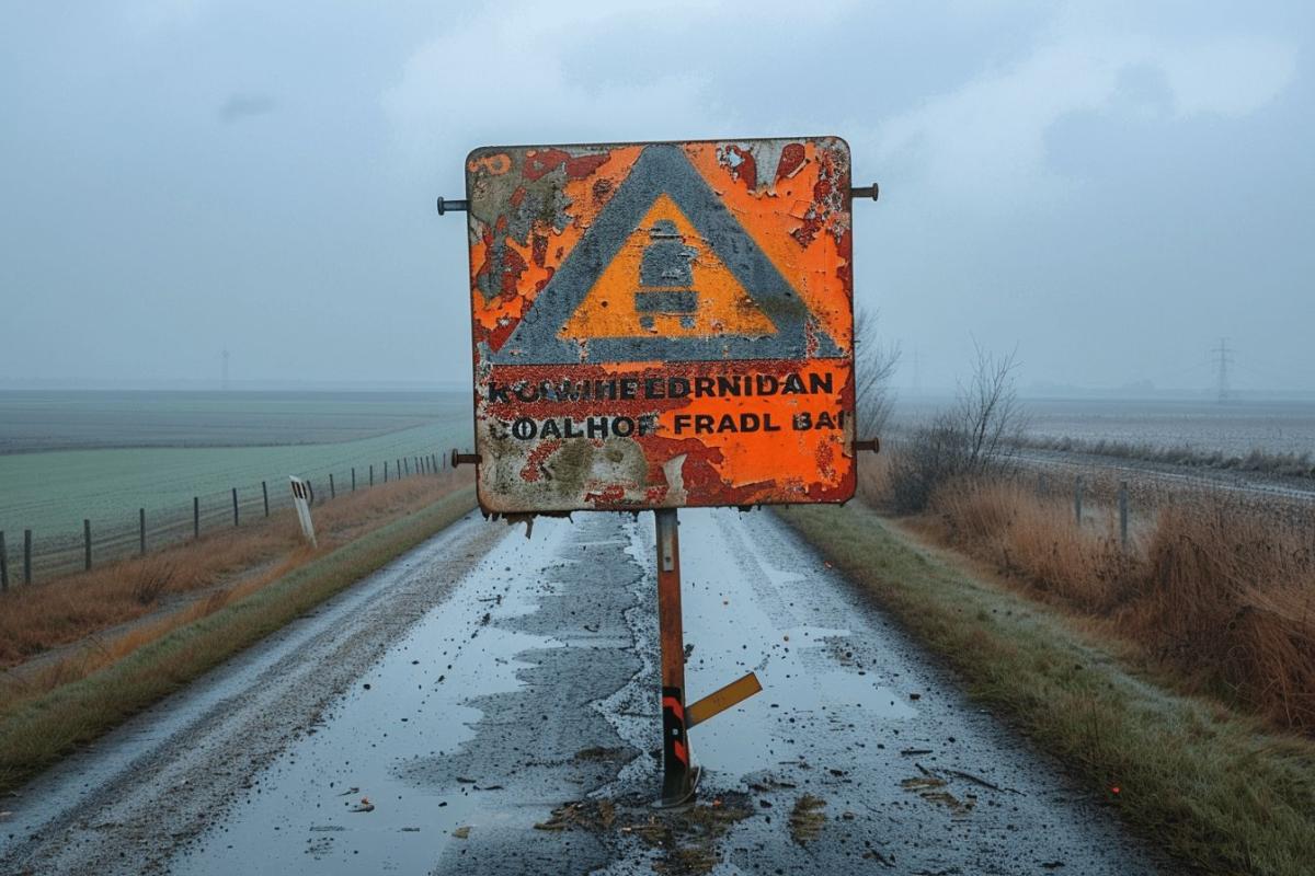 Un panneau de signalisation choc à Wondelgem contre les accidents de camions