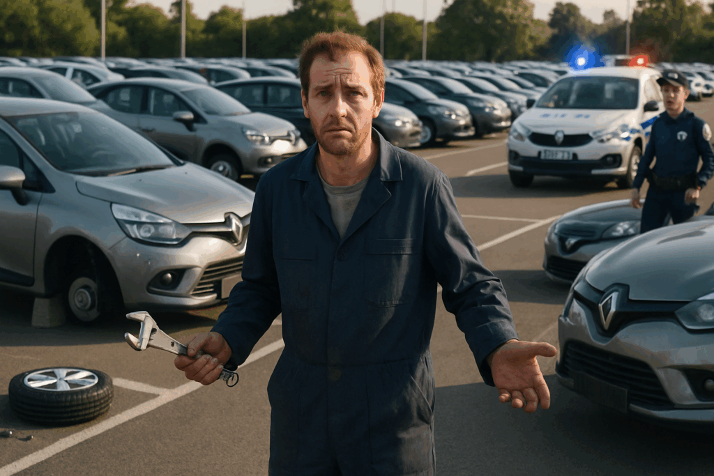découvrez l'histoire insolite d'un homme ayant démonté les pneus de 120 renault clio. la justice a décidé de le priver de sa propre clio, une affaire qui soulève des questions sur les conséquences de ses actes. plongée dans un récit surprenant mêlant audace et sanction.