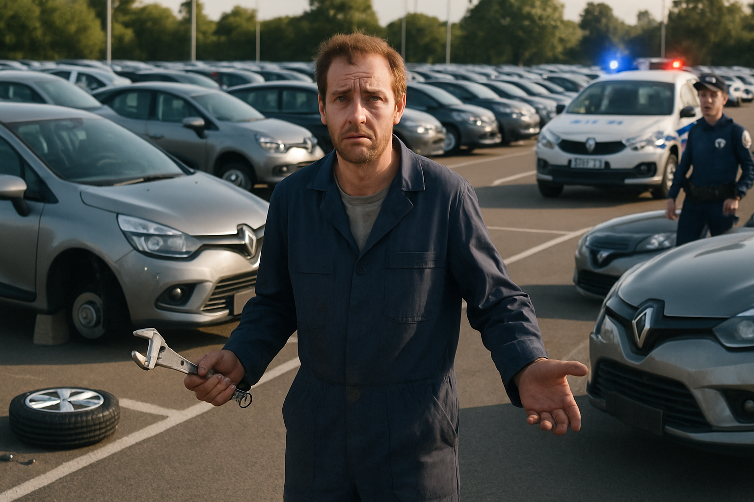 découvrez l'histoire insolite d'un homme ayant démonté les pneus de 120 renault clio. la justice a décidé de le priver de sa propre clio, une affaire qui soulève des questions sur les conséquences de ses actes. plongée dans un récit surprenant mêlant audace et sanction.