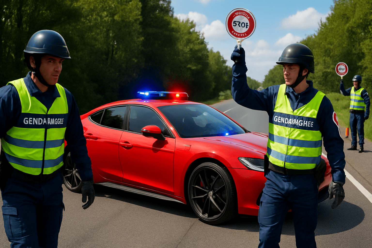 découvrez comment un contrôle routier inattendu a conduit des gendarmes à escorter une voiture en urgence après un excès de vitesse. une situation alarmante qui met en lumière l'importance de la sécurité routière.
