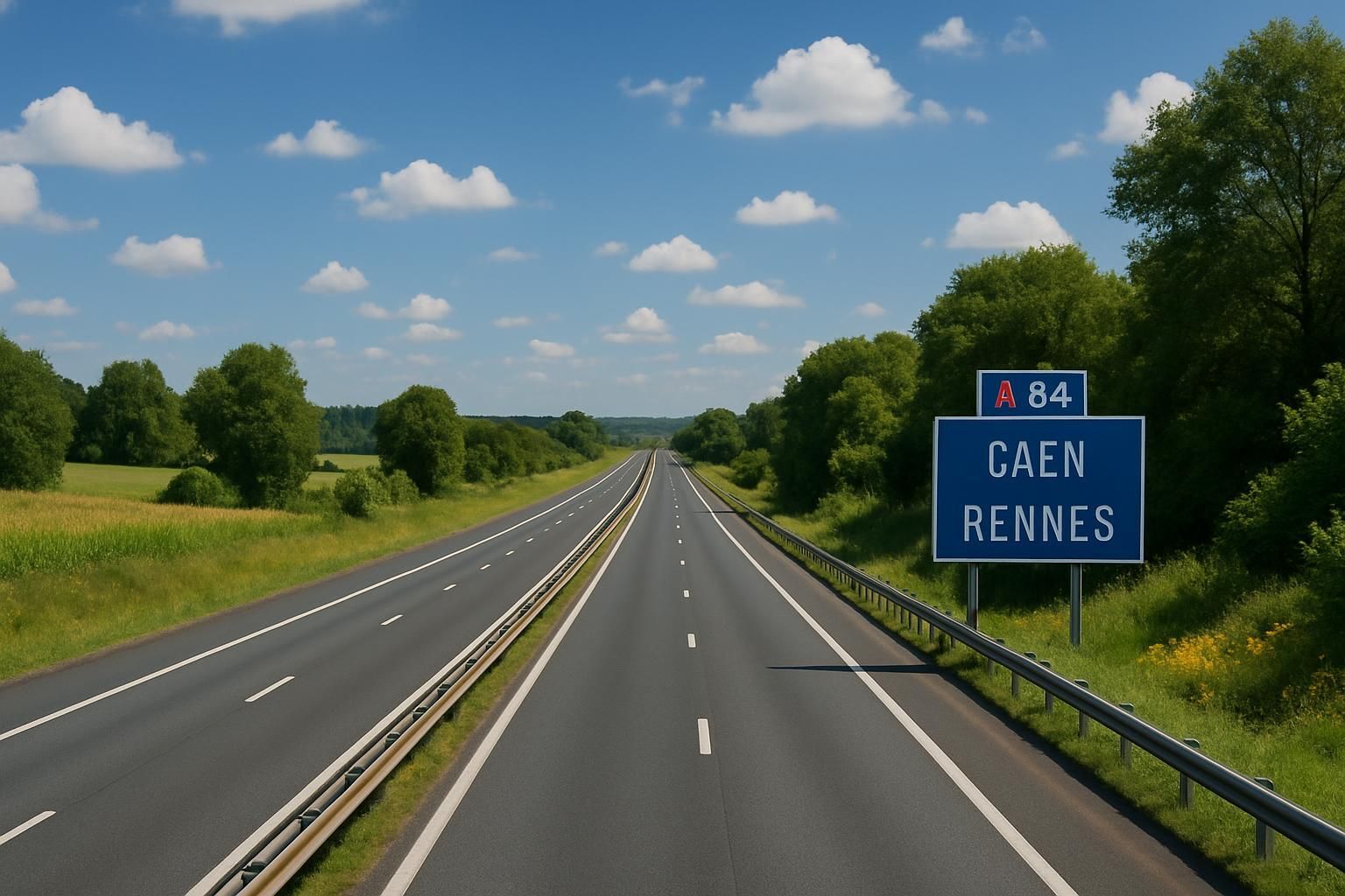 Découvrez l'Autoroute A84, votre alternative gratuite pour des vacances réussies. Évitez les péages et profitez d'un trajet agréable sur cette route idéale pour rejoindre vos destinations estivales. Planifiez votre voyage sans vous soucier des coûts supplémentaires !