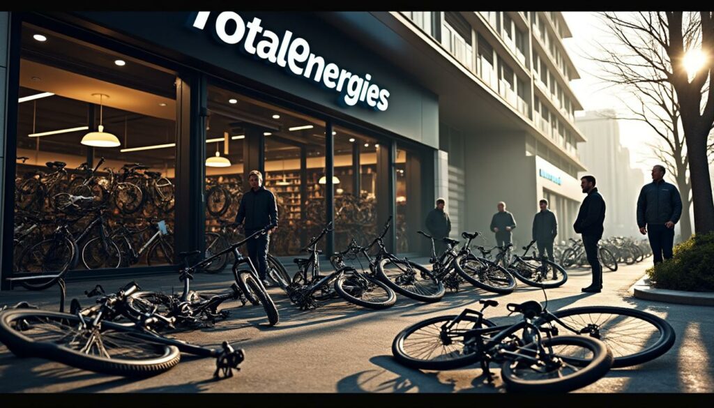 totalenergies fait face à une lourde perte après le vol spectaculaire de vélos électriques estimé à 300 000 €. découvrez les détails de cette affaire sur fond d’hémorragie financière et de sécurité.