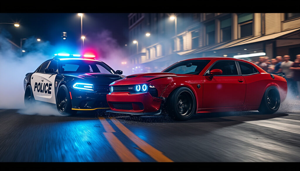 découvrez comment la police a détruit une dodge hellcat afin de mettre fin aux courses sauvages et envoyer un message fort aux conducteurs imprudents. détails et images dans notre article.