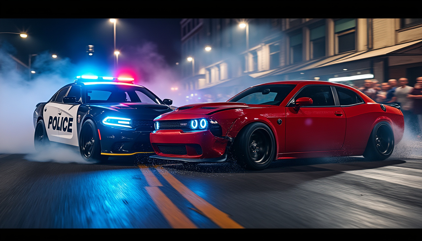 découvrez comment la police a détruit une dodge hellcat afin de mettre fin aux courses sauvages et envoyer un message fort aux conducteurs imprudents. détails et images dans notre article.