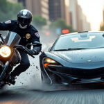 découvrez les détails de l'incident survenu après un refus d'obtempérer : un conducteur imprudent percute un policier à moto, mettant en lumière les dangers de la route et l'importance du respect des forces de l'ordre.