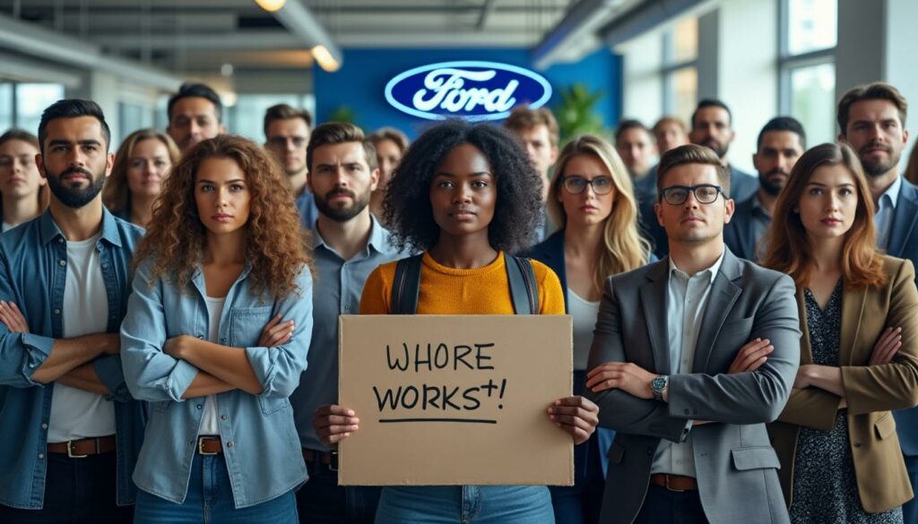 découvrez comment les employés de ford réagissent face à la décision de retour au bureau, une mesure qui suscite une révolte silencieuse au sein de l’entreprise.