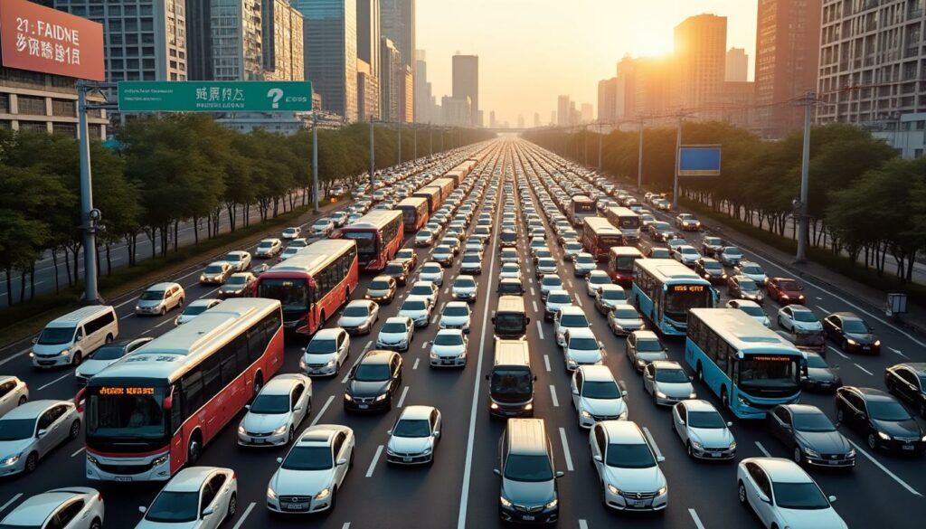 découvrez comment la chine fait face à d'importants embouteillages sur les routes alors que des millions de voyageurs rentrent de vacances, provoquant des retards massifs dans les principales villes du pays.