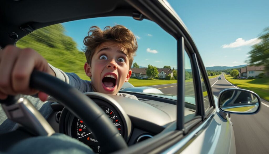 un adolescent de 17 ans a été intercepté alors qu'il roulait à plus de 125 km/h sur une route limitée à 50 km/h. découvrez les conséquences de cet excès de vitesse spectaculaire et les risques encourus.