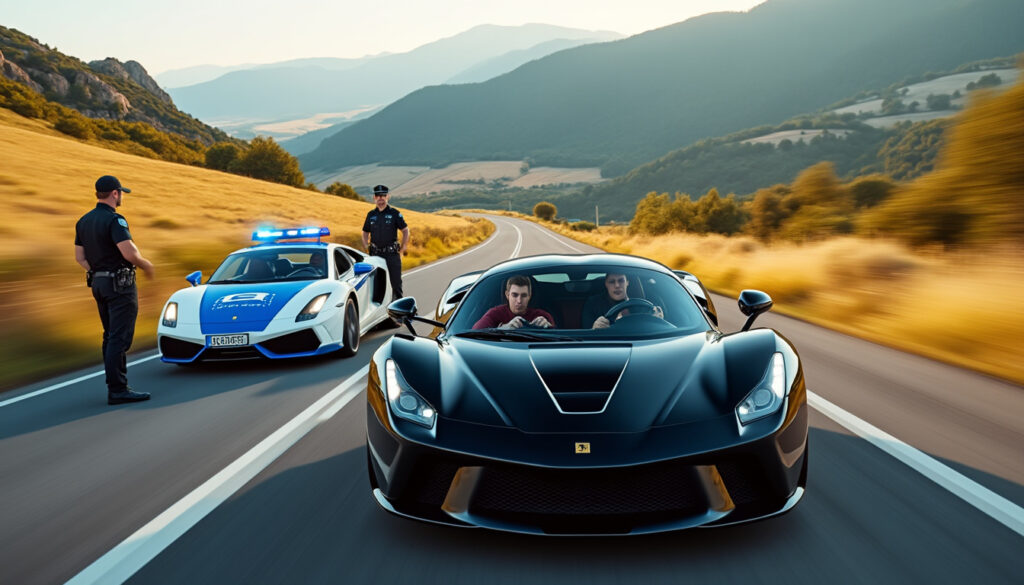 découvrez l'histoire insolite d'un automobiliste arrêté pour excès de vitesse, dont la profession hors du commun a surpris et intrigué les gendarmes lors de son contrôle routier.