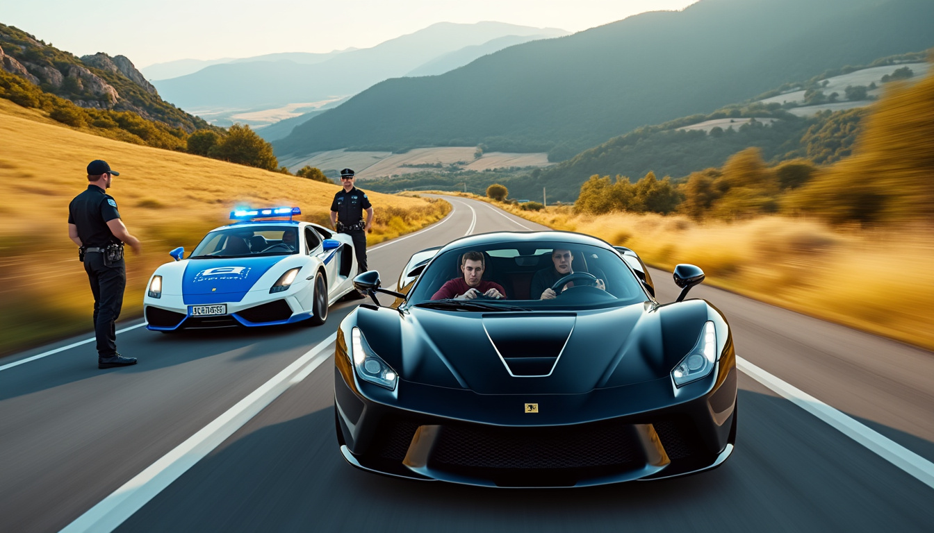 découvrez l'histoire insolite d'un automobiliste arrêté pour excès de vitesse, dont la profession hors du commun a surpris et intrigué les gendarmes lors de son contrôle routier.