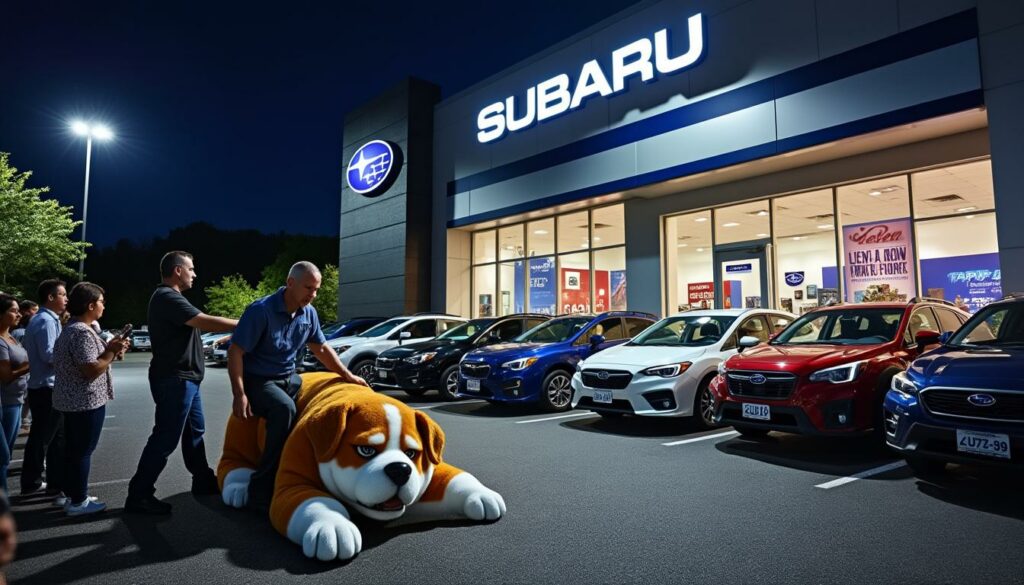 découvrez comment un concessionnaire subaru se retrouve au centre d'une controverse après avoir retiré la mascotte canine d'un ancien employé licencié, suscitant l'émoi et la réaction du public.
