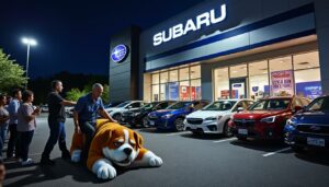 découvrez comment un concessionnaire subaru se retrouve au centre d'une controverse après avoir retiré la mascotte canine d'un ancien employé licencié, suscitant l'émoi et la réaction du public.