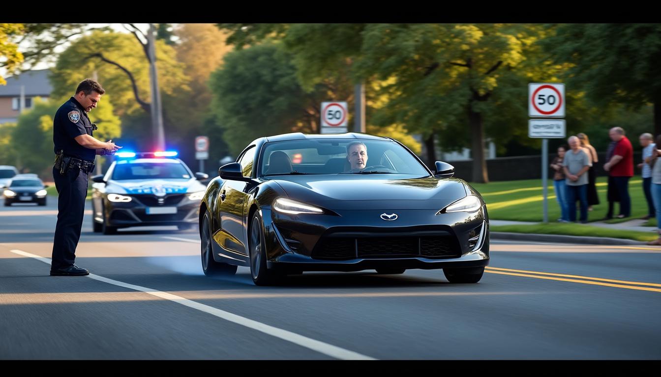un automobiliste surpris à rouler à plus de 110 km/h sur une route limitée à 50 km/h suscite la colère des forces de l’ordre. découvrez les circonstances de ce dépassement dangereux et les réactions des autorités.