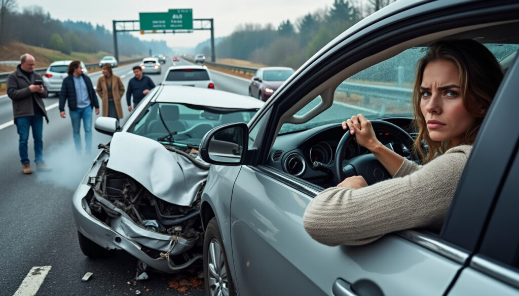 une conductrice s’endort sur l’a10, provoquant une collision avec trois voitures. découvrez les conséquences inattendues et les répercussions de cet accident surprenant sur l’autoroute.