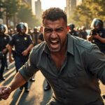 découvrez comment un simple rappel à l'ordre a dégénéré : un homme, surpris, réagit violemment face aux forces de l'ordre, entraînant une intervention judiciaire. détails sur cet incident inattendu et ses répercussions dans notre article.