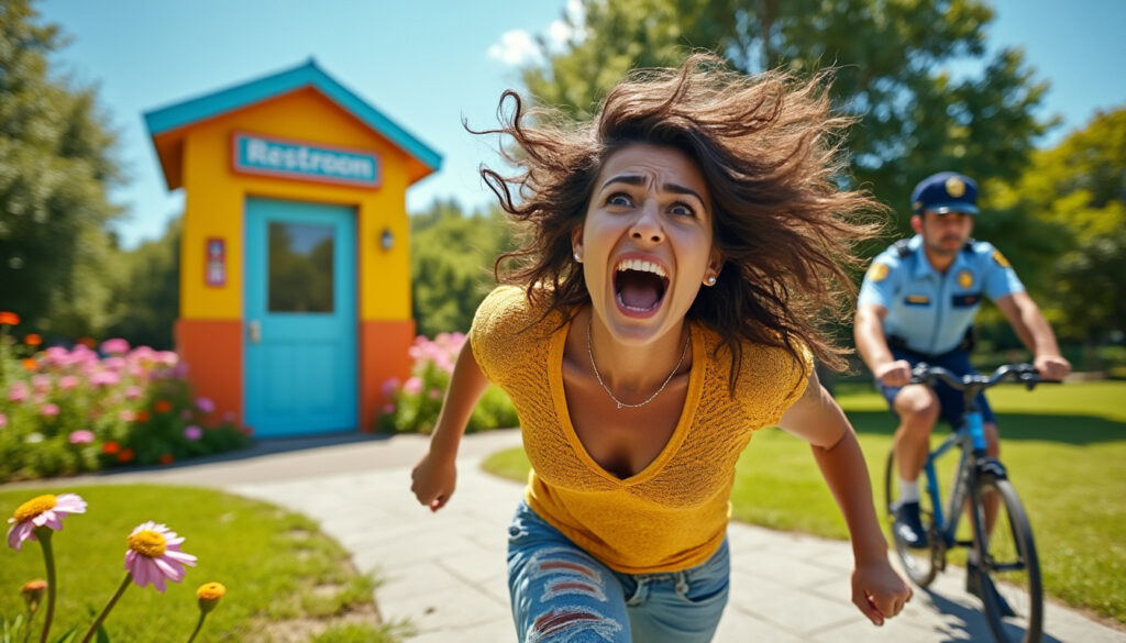 découvrez l'histoire insolite d'une femme verbalisée pour excès de vitesse lors d'une course pressée vers les toilettes. un récit entre humour et justice qui ne manque pas de surprendre !