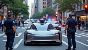 découvrez comment une voiture autonome a été interceptée par la police pour conduite potentiellement imprudente. un incident qui soulève des questions sur la sécurité et la réglementation des véhicules sans conducteur.