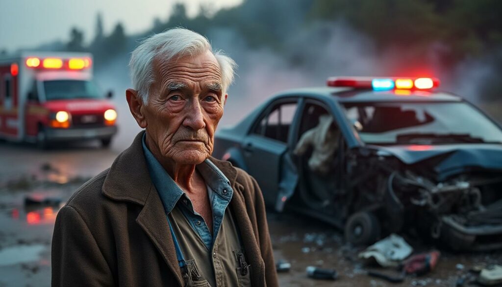 à 99 ans et presque aveugle, il survit miraculeusement à un spectaculaire accident de voiture, témoignant d'une incroyable force et détermination.