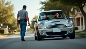 découvrez comment un individu a été arrêté en flagrant délit de conduite d'une mini cooper volée, en usurpant l'identité d'un proche. une affaire choc entre vol de véhicule et fraude identitaire.