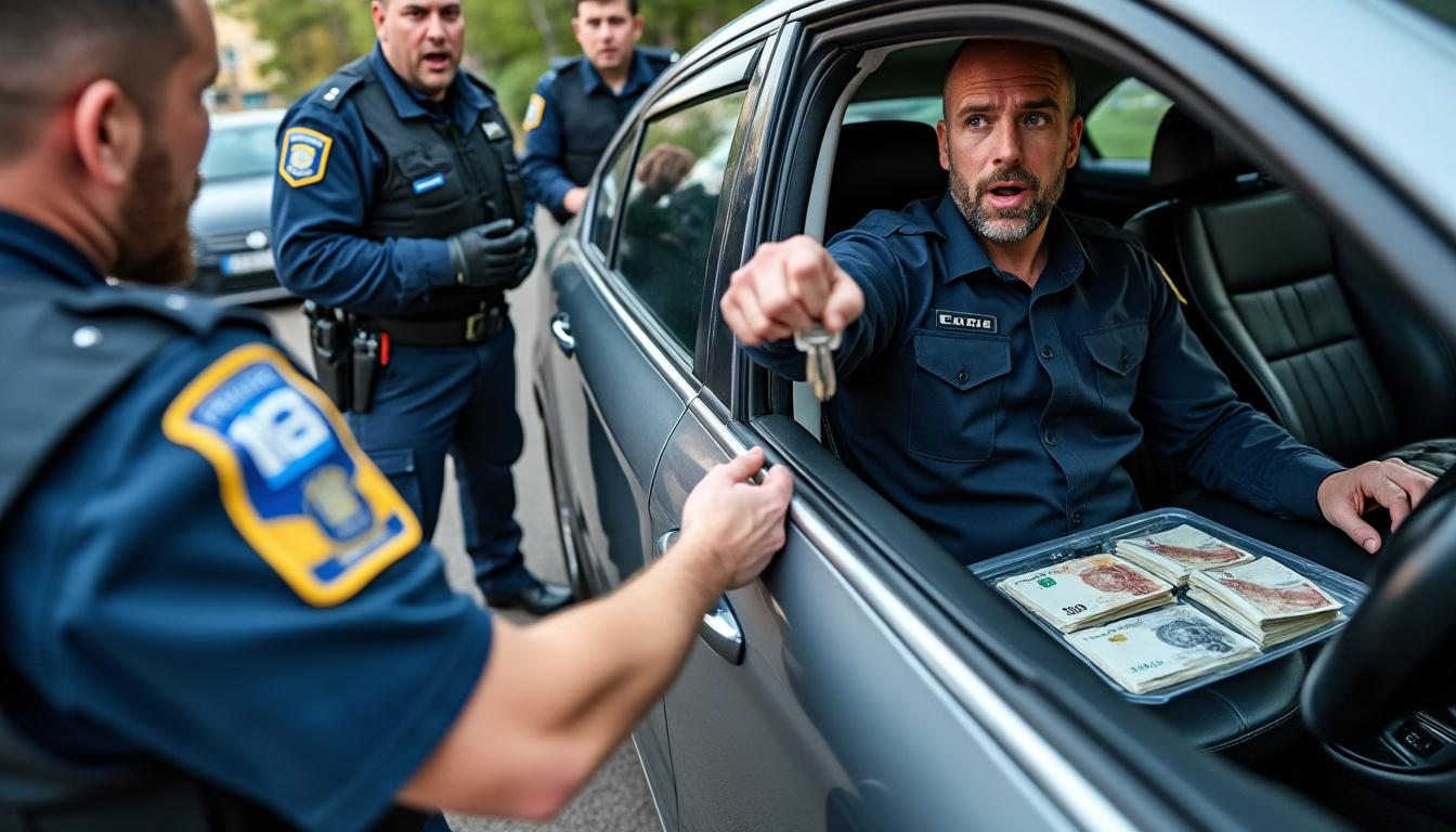 pris sur le fait, un homme jette ses clés devant les policiers. une fouille de sa voiture révèle 1,7 kg d’héroïne et 2 000 € en liquide, entraînant une arrestation spectaculaire.