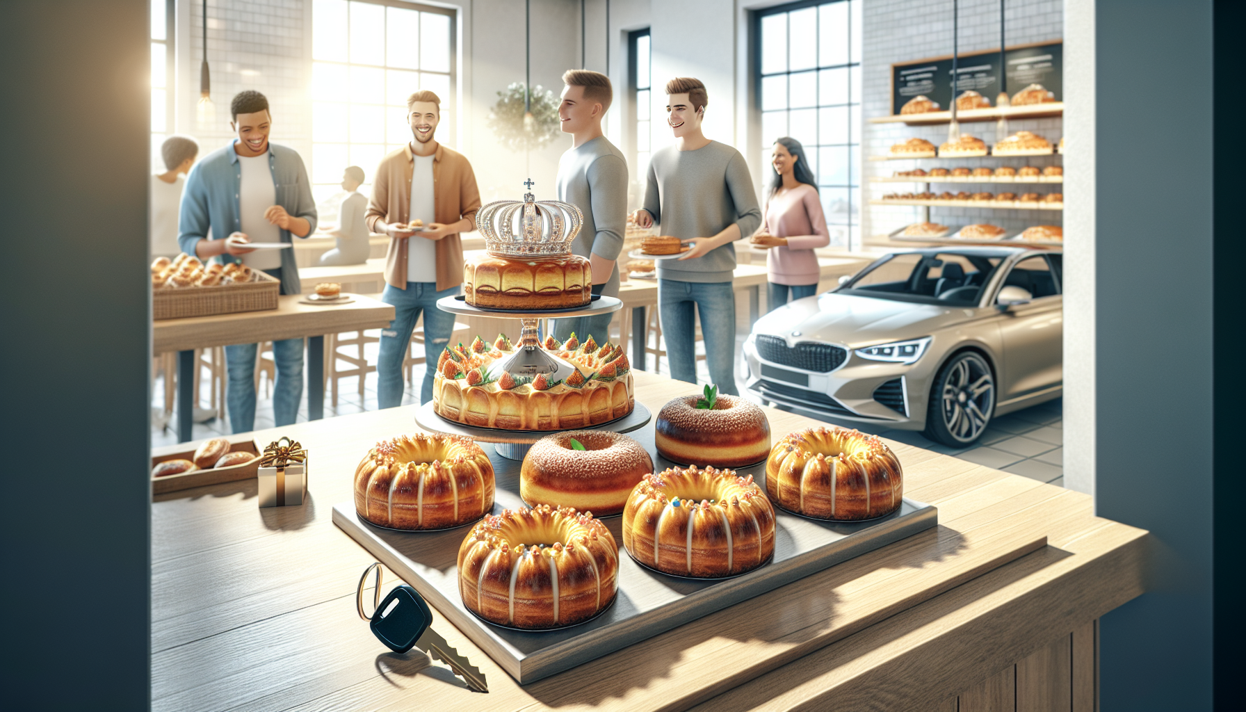 participez au concours exceptionnel de cette boulangerie : achetez une galette des rois et tentez de gagner une voiture d'une valeur de 21 000 € ! ne manquez pas cette opportunité unique.