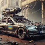 découvrez comment une bmw série 7 en ukraine a été ingénieusement transformée en lance-roquettes artisanal, illustrant la résistance face à l'armée russe.