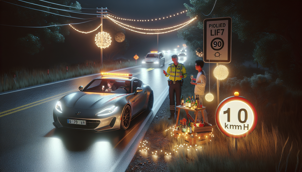 un conducteur a été interpellé pour excès de vitesse à 170 km/h sur une route limitée à 110 km/h, entraînant des conséquences inattendues lors des fêtes.