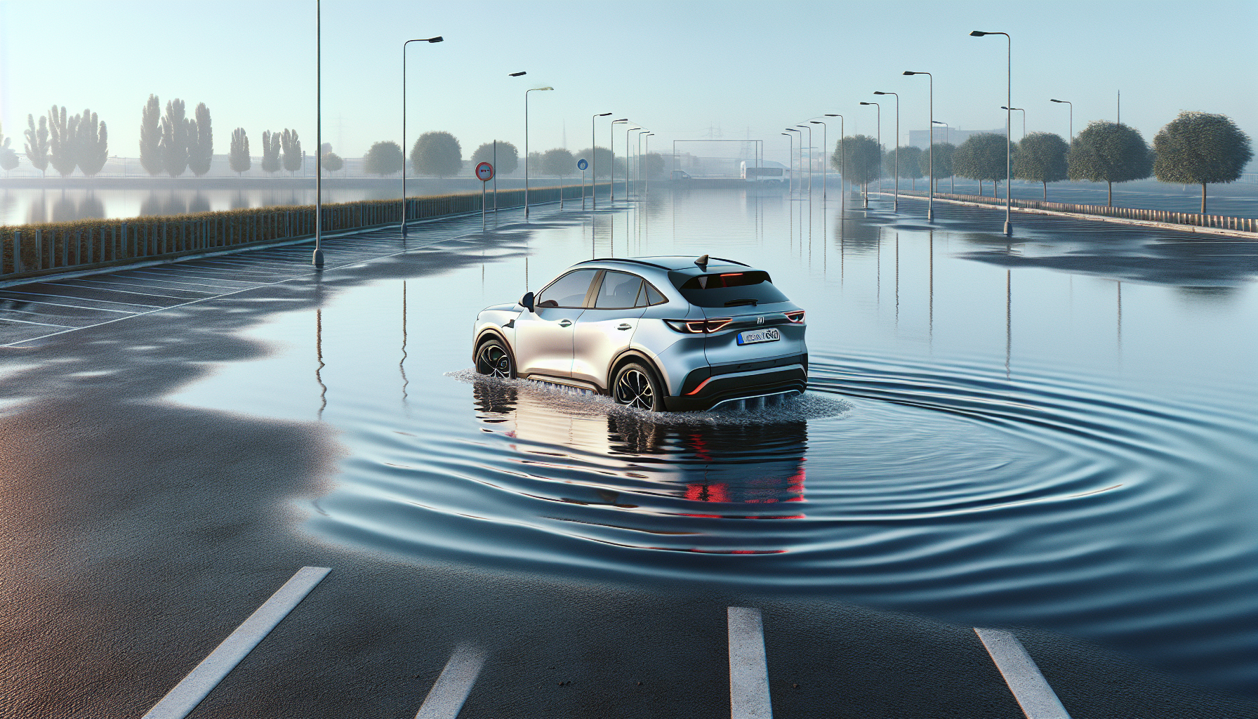 découvrez comment la xiaomi su7 transforme un parking en étang et explore des aventures aquatiques inédites, mêlant innovation et performance.