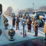 pendant noël, les agriculteurs français restent vigilants et assurent la surveillance des radars pour garantir la sécurité sur les routes rurales.