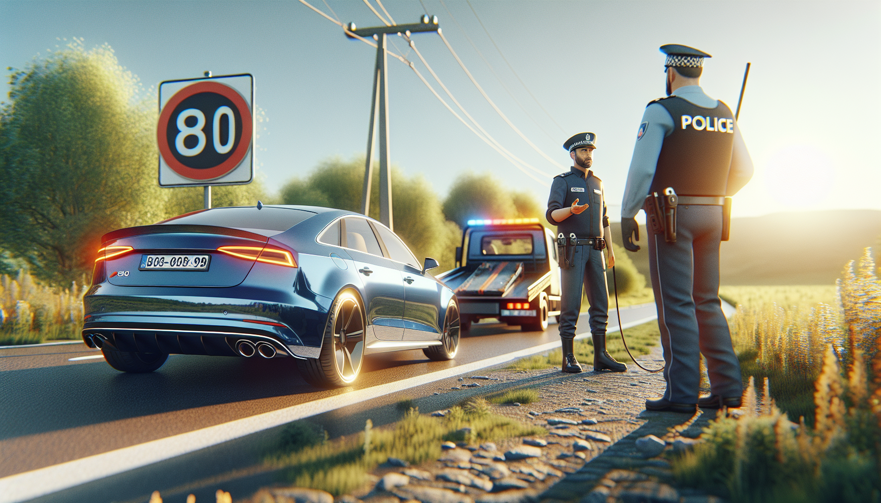 découvrez les sanctions sévères en cas de conduite à 141 km/h au lieu de 80 km/h : suspension immédiate du permis de conduire et mise en fourrière du véhicule.