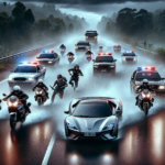 à 19 ans, il refuse d'obtempérer et s'engage dans une course-poursuite de 30 km avec les gendarmes, avant d'être placé en garde à vue.