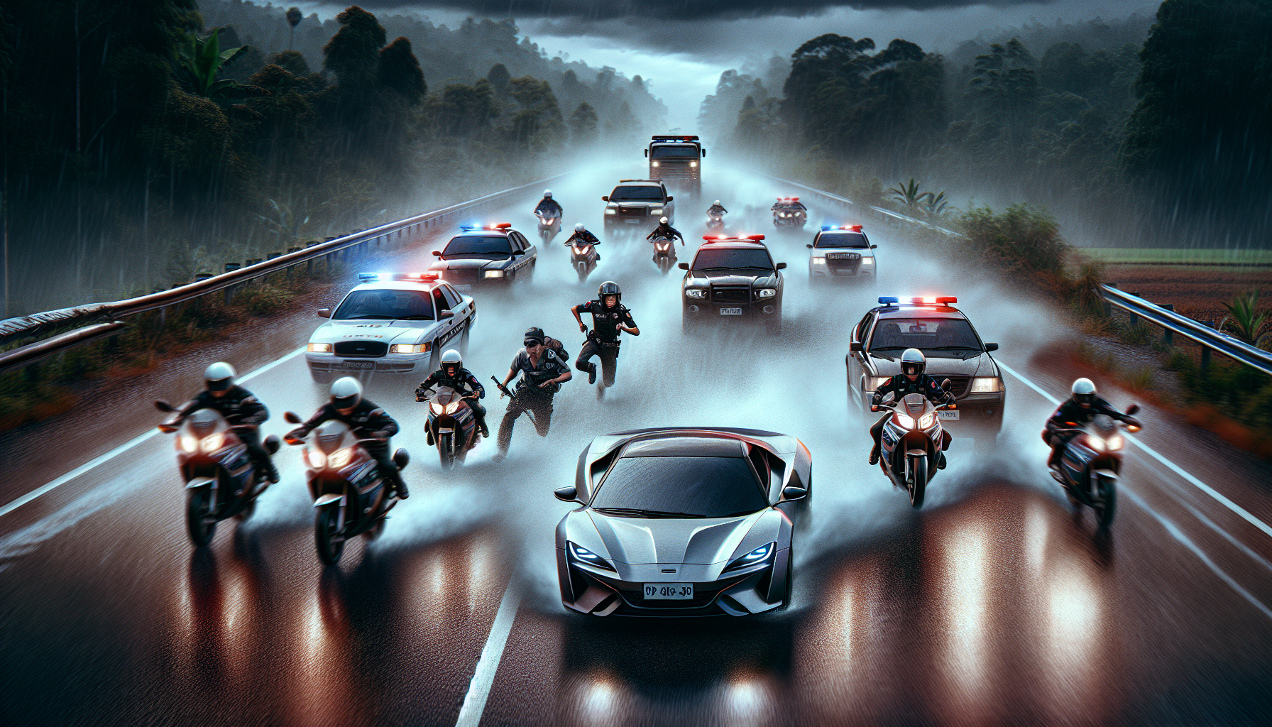 à 19 ans, il refuse d'obtempérer et s'engage dans une course-poursuite de 30 km avec les gendarmes, avant d'être placé en garde à vue.