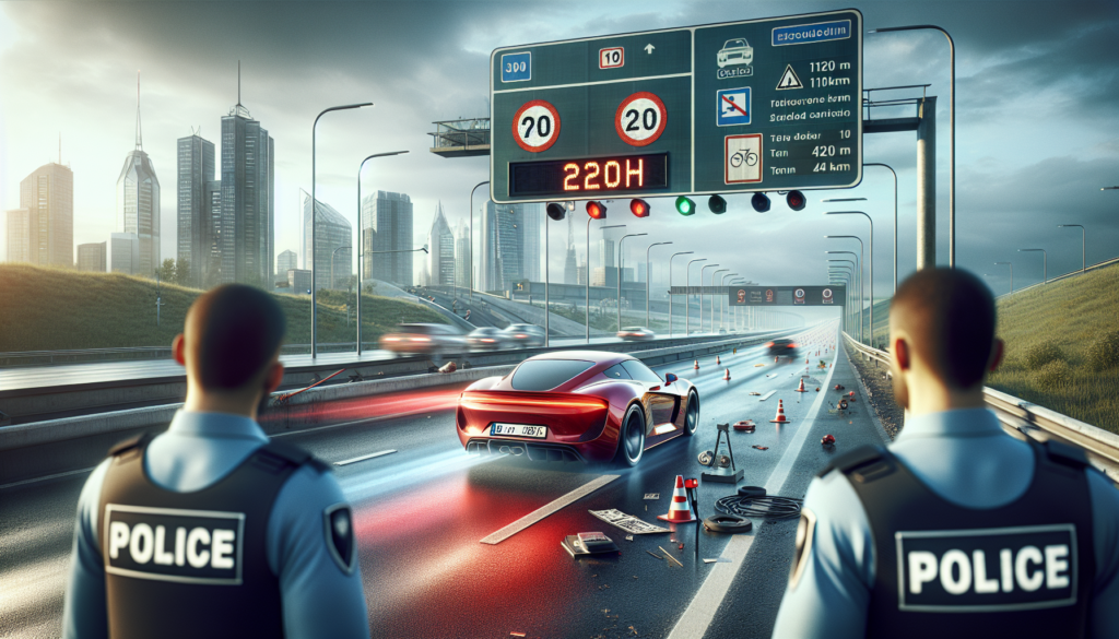 découvrez comment un chauffard roulant à 220 km/h au lieu de 110 a non seulement enfreint les règles, mais aussi déclenché une nouvelle loi, avant de tout perdre en quelques minutes.
