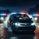 un conducteur d’une golf puissante, contrôlé en excès de vitesse et sous l’emprise de la cocaïne, est interpellé par les gendarmes lors d’une intervention routière.