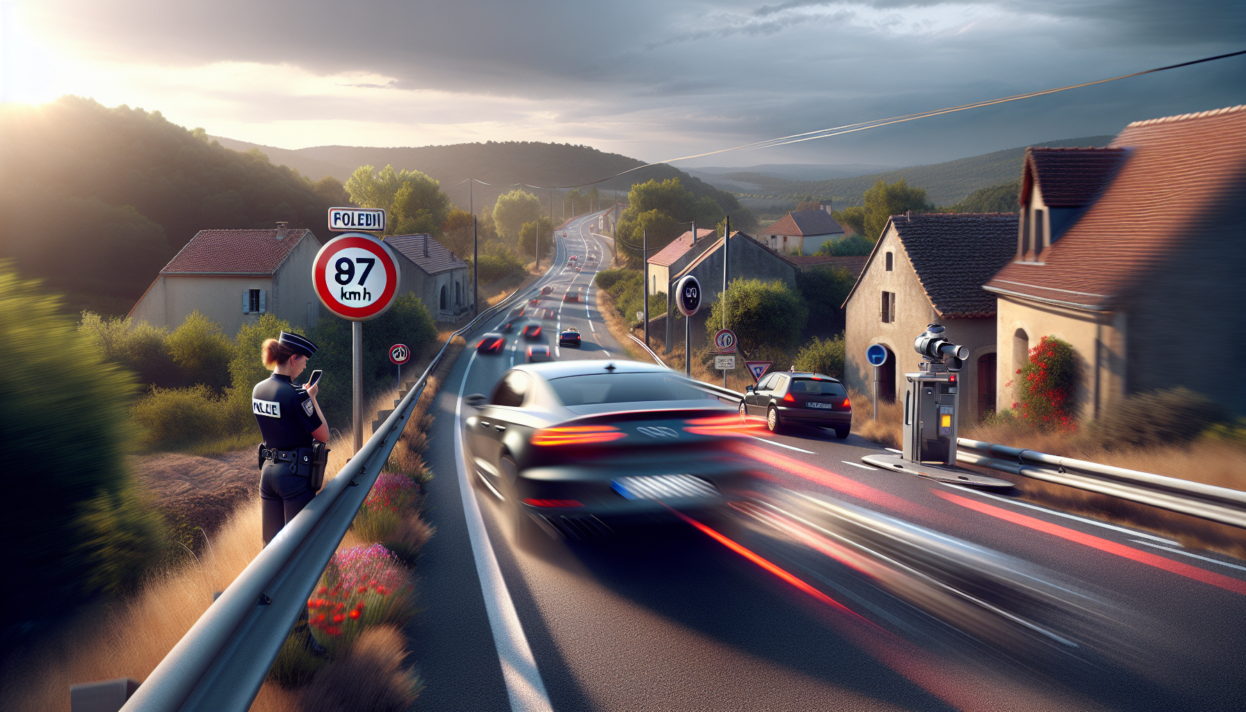 un week-end dramatique dans le département marqué par un excès de vitesse majeur : 177 km/h au lieu de 80 km/h, entraînant la suspension de 10 permis de conduire.