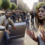 un automobiliste interpellé pour exhibition sexuelle en pleine journée provoque le choc d'une passante, qui témoigne de son expérience bouleversante.