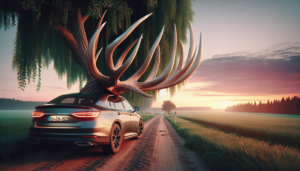 découvrez l'étrange histoire d'un bois de chevreuil qui perce mystérieusement les pneus d'une voiture en pleine campagne, un phénomène inattendu qui intrigue les habitants.