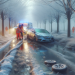 découvrez comment un conducteur a été miraculeusement sauvé après une sortie de route spectaculaire dans un fossé causée par le verglas. un récit poignant de courage et de solidarité.