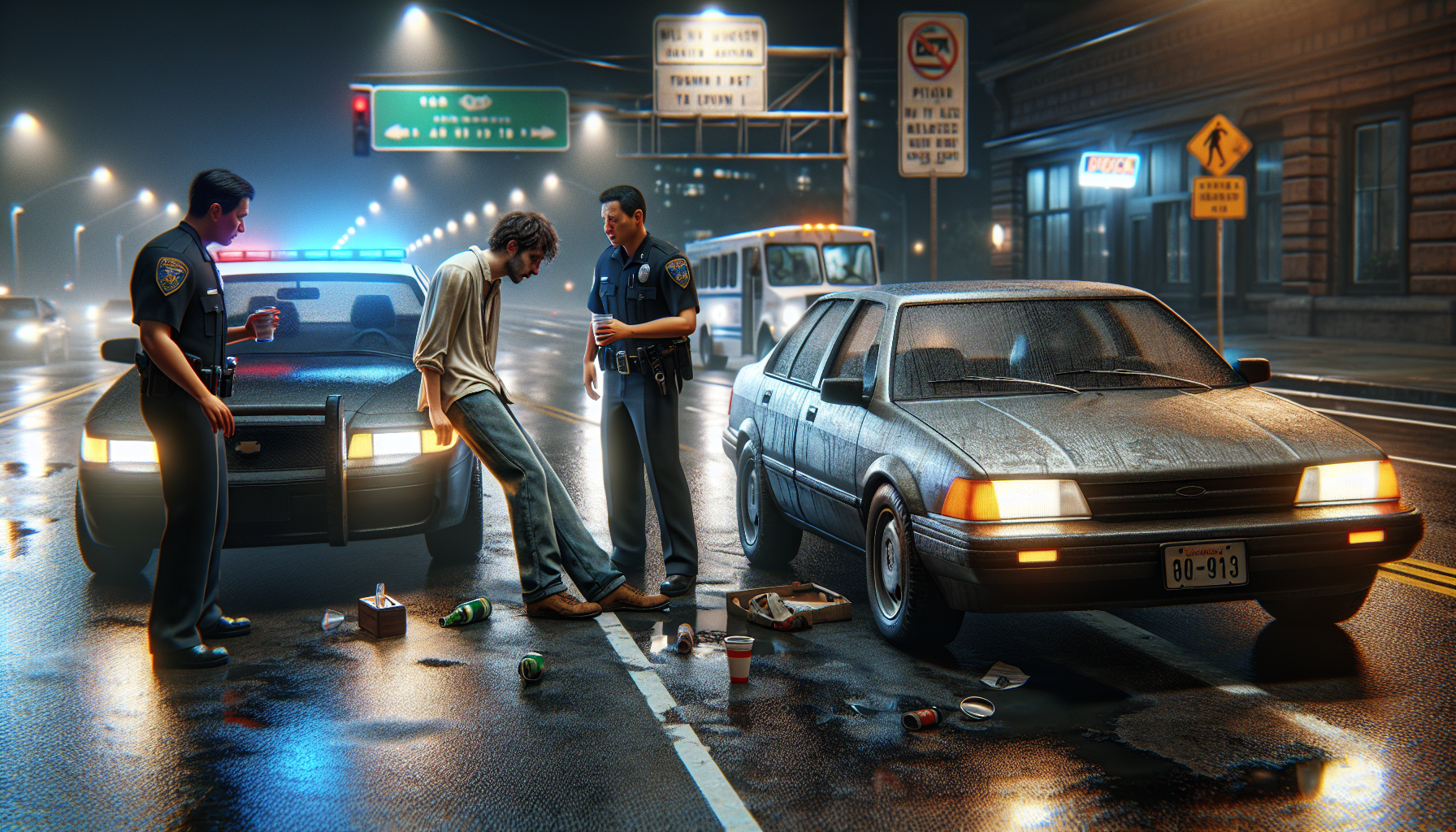 un automobiliste arrêté deux fois en deux heures pour conduite en état d'ivresse risque une amende de 4500 €. découvrez les conséquences légales de ces infractions.