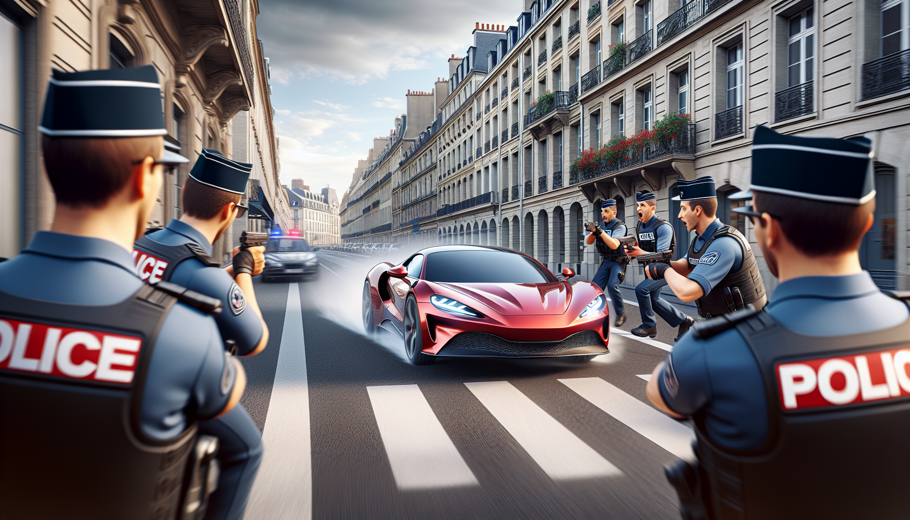 un automobiliste contrôlé à plus de 108 km/h en centre-ville réserve une étonnante surprise aux gendarmes lors de son interpellation.