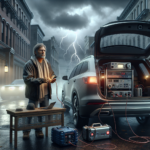 lors de la tempête nils, un automobiliste de 64 ans a ingénieusement converti sa voiture en générateur pour recharger ses appareils, offrant une solution innovante face à une coupure d’électricité.