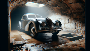 découvrez l'incroyable histoire d'une voiture de collection flambant neuve retrouvée après 50 ans enfouie dans un caveau, un trésor automobile ressuscité du passé.