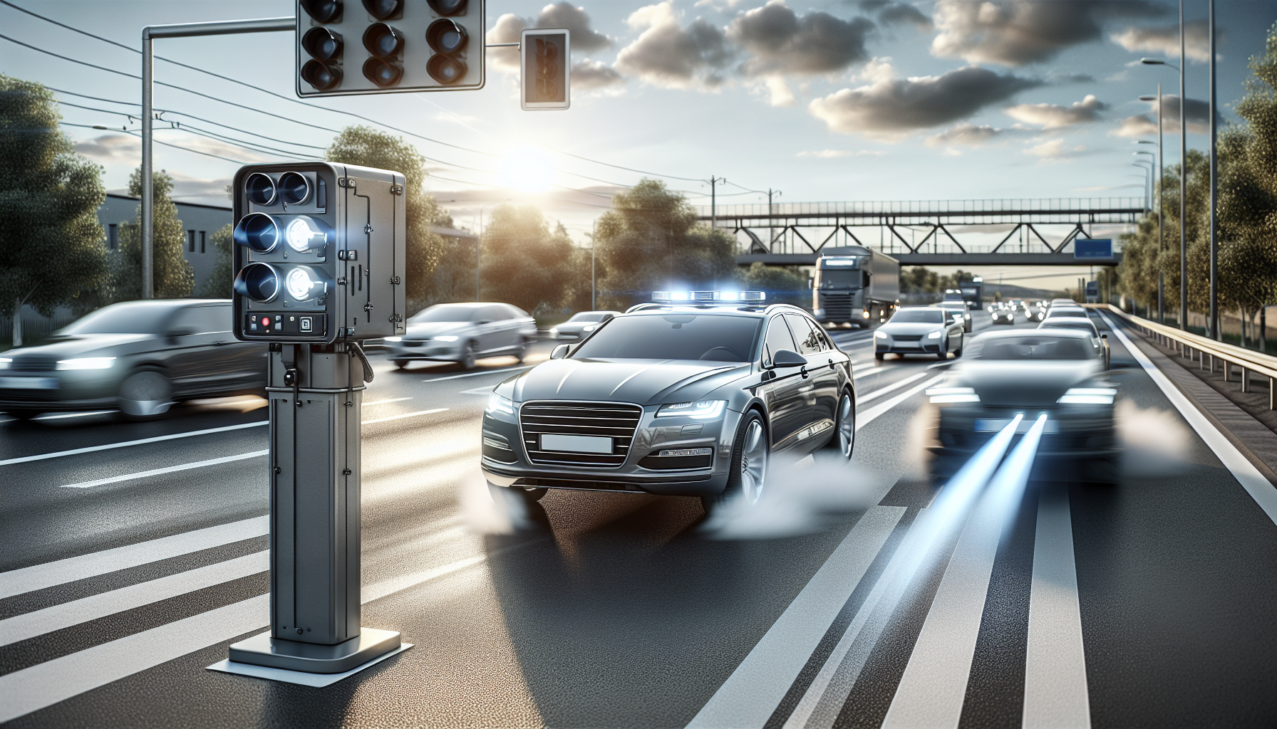 découvrez comment une voiture radar a permis de flasher plusieurs conducteurs pour excès de vitesse en seulement 5 heures, renforçant la sécurité routière.