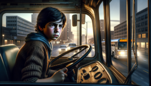 à seulement 15 ans, il dérobe un bus pour partir à la recherche de sa petite amie qui lui manque profondément dans une aventure pleine d'émotions et de risques.