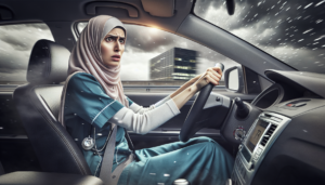 une employée hospitalière roule à 73 km/h dans une zone limitée à 30 km/h pour secourir son mari malade, mais perd malgré tout son permis de conduire.