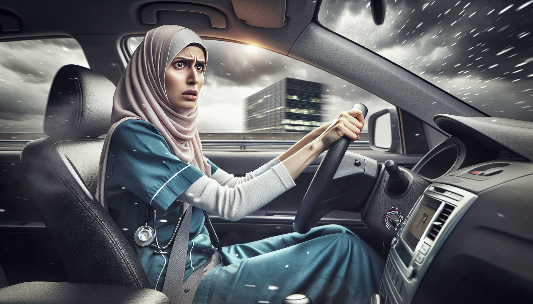 une employée hospitalière roule à 73 km/h dans une zone limitée à 30 km/h pour secourir son mari malade, mais perd malgré tout son permis de conduire.