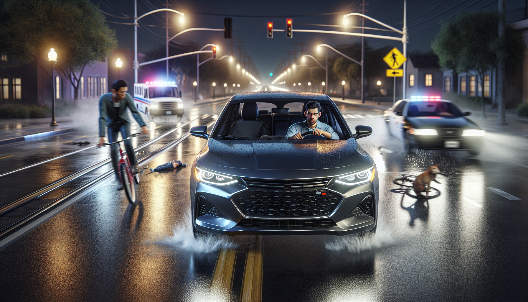 découvrez les conséquences d'un conducteur en infraction multiple incluant excès de vitesse, alcoolémie et incidents surprenants au compteur, et les risques encourus sur la route.