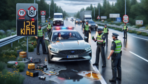 un automobiliste flashé à 125 km/h sur une route limitée à 80 km/h lors d'un contrôle routier sévère, avec plusieurs infractions constatées. découvrez les détails de cet épisode et les conséquences encourues.