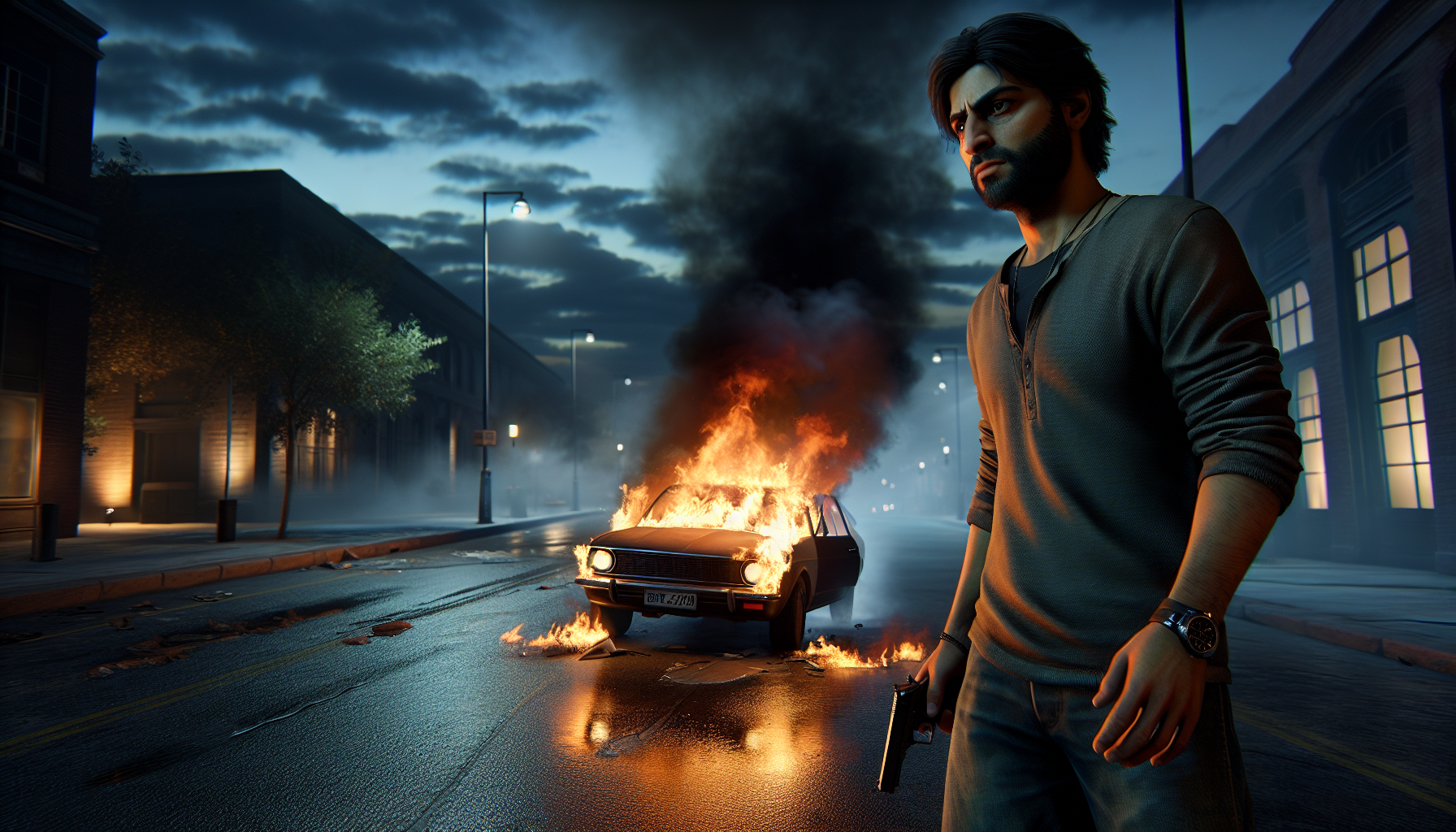 un homme incendie une voiture en prétendant agir sous ordre des martiens, une affaire insolite qui intrigue les autorités.